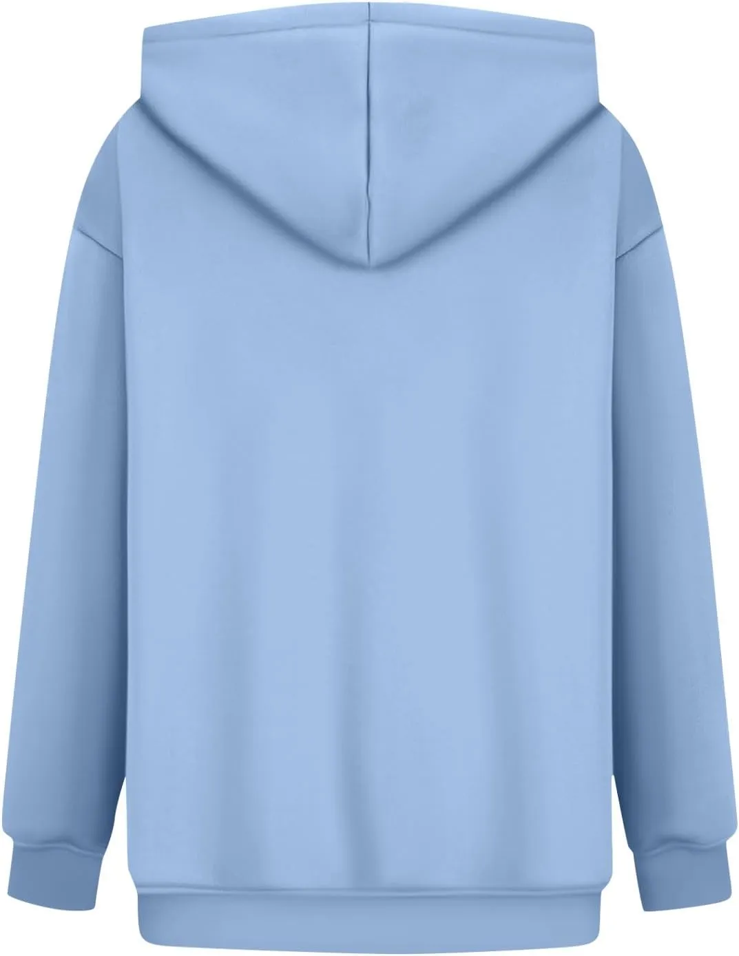 Hoodies for Women Preppy Fleece Pullover Preppy Long Sleeve Oversized Sweatshirts with Pockets Winter Sweatshirt