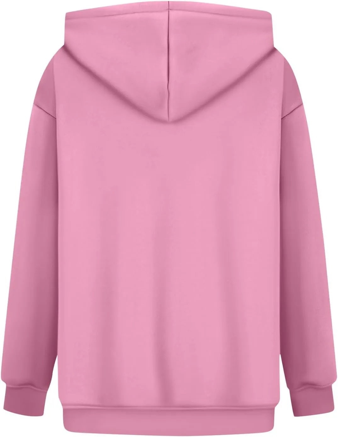 Hoodies for Women Preppy Fleece Pullover Preppy Long Sleeve Oversized Sweatshirts with Pockets Winter Sweatshirt
