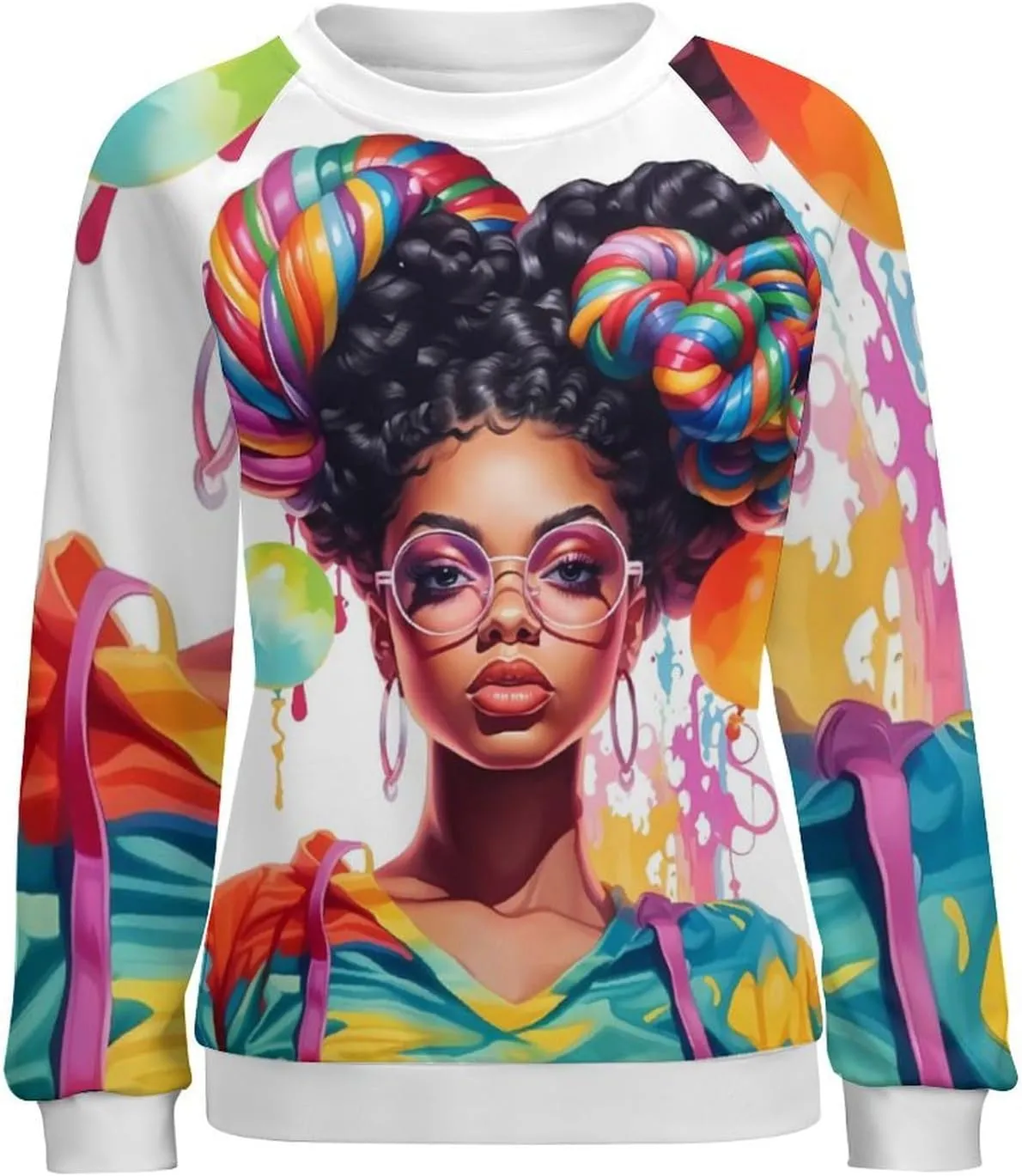 HOTYD Women Aztec Sweatshirt Casaul Fall Long Sleeve Crewneck Cowgirl Shirts Vintage Bull Graphic Pullover Western Tops