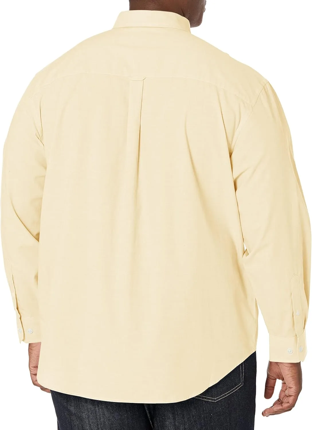 IZOD Men's Big and Tall Button Down Long Sleeve Stretch Performance Solid Shirt