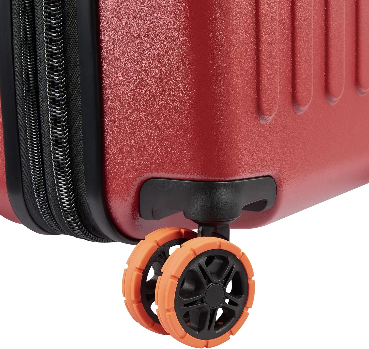 Jeep JH002B Hardside Expandable Luggage with Spinner Wheels, Chilli Pepper, Carry-On 19 Inch