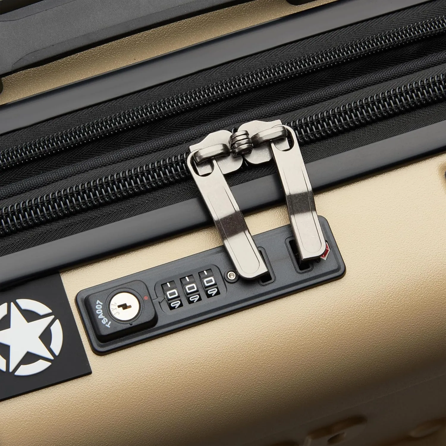 Jeep JH002B Hardside Expandable Luggage with Spinner Wheels