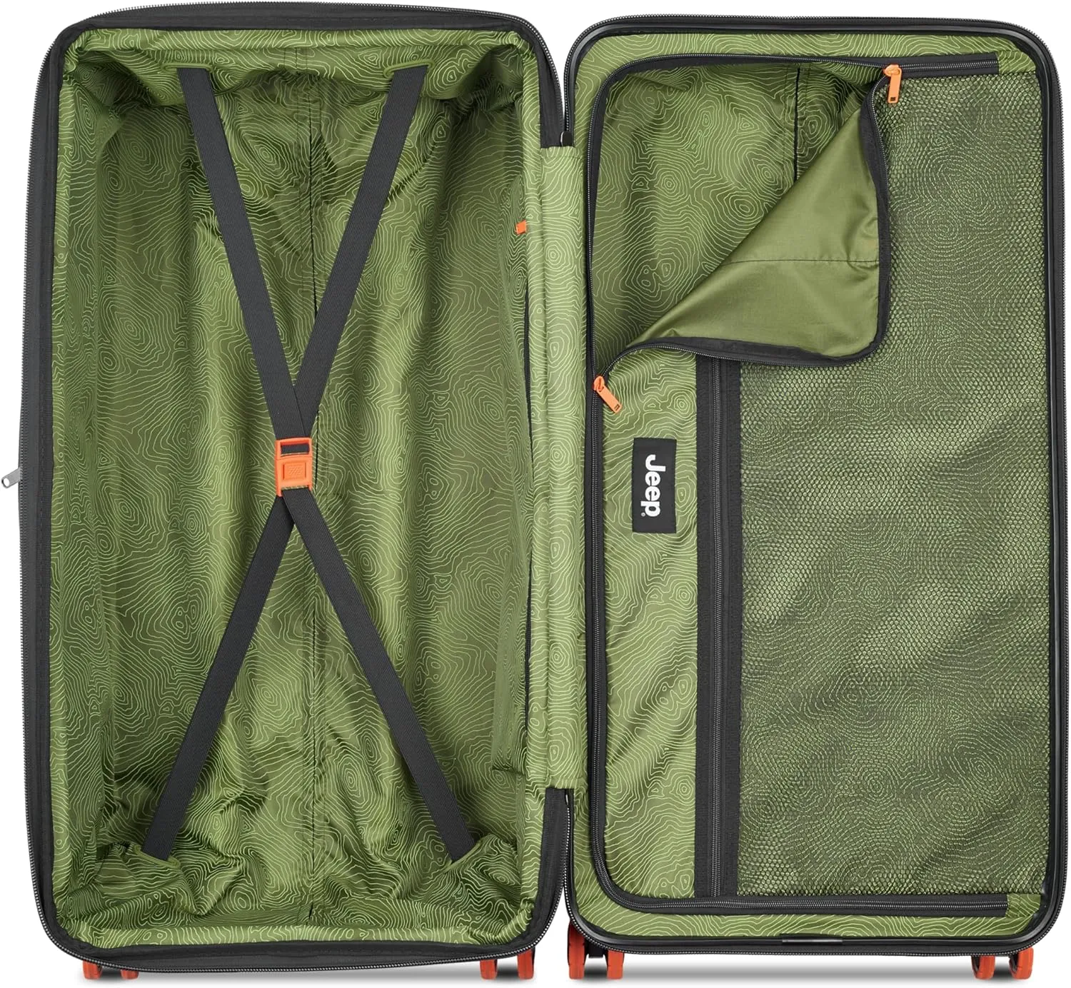 Jeep JH002B Hardside Expandable Luggage with Spinner Wheels