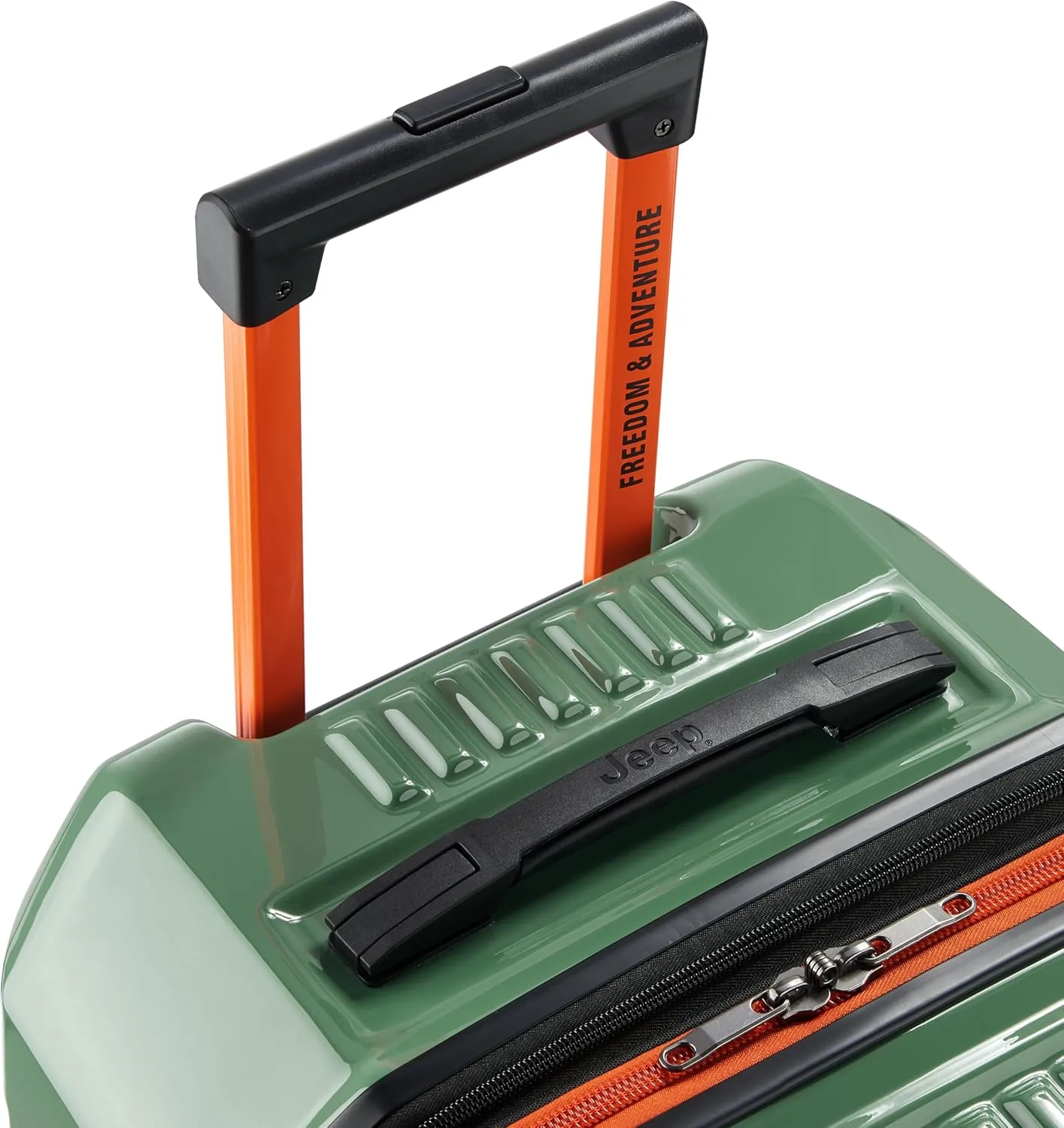 Jeep JH003B Hardside Expandable Luggage with Two Wheels, Elm Green, 2 Piece Set 21/30 Inch