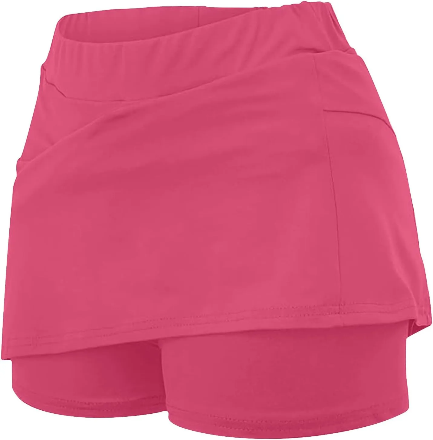 JIEMUXIU Skorts for Woman Tummy Control Plus Size Skorts High Waist Athletic Sports Pants Skirt Casual Summer Tennis Skirts