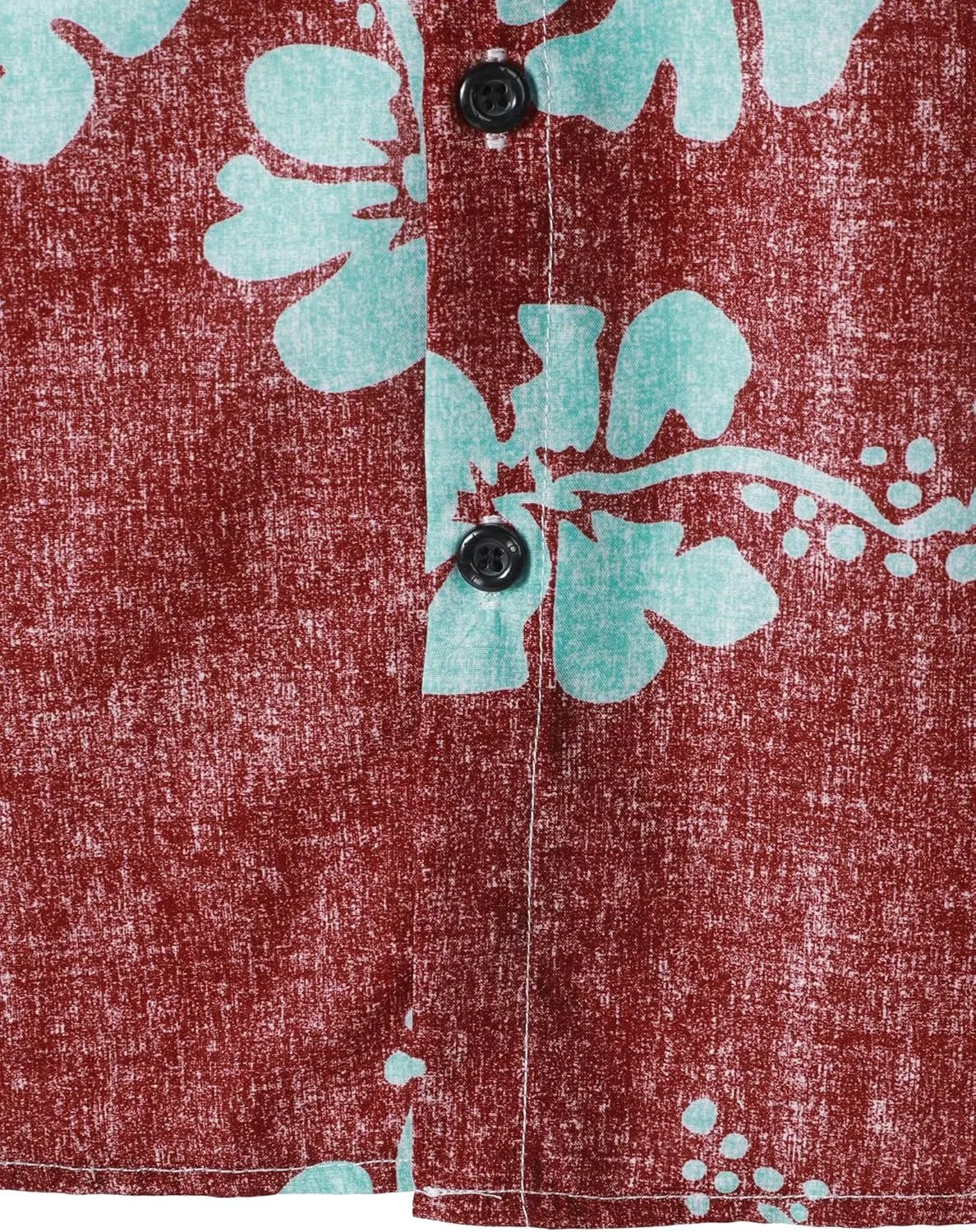 JOGAL Mens Floral Hawaiian Shirt Front Pocket Casual Aloha Shirts