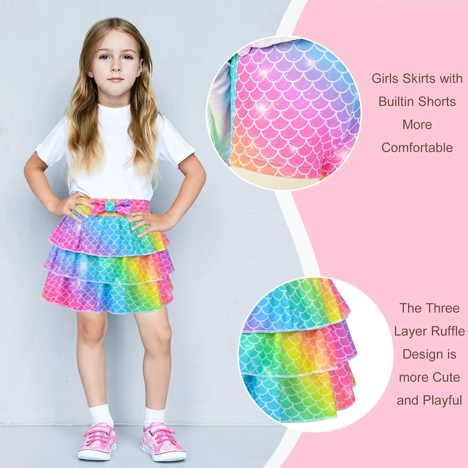 Kids Skirts for Girls, Toddler Girls' Skirts & Skorts, Scooter Skirts for Girls
