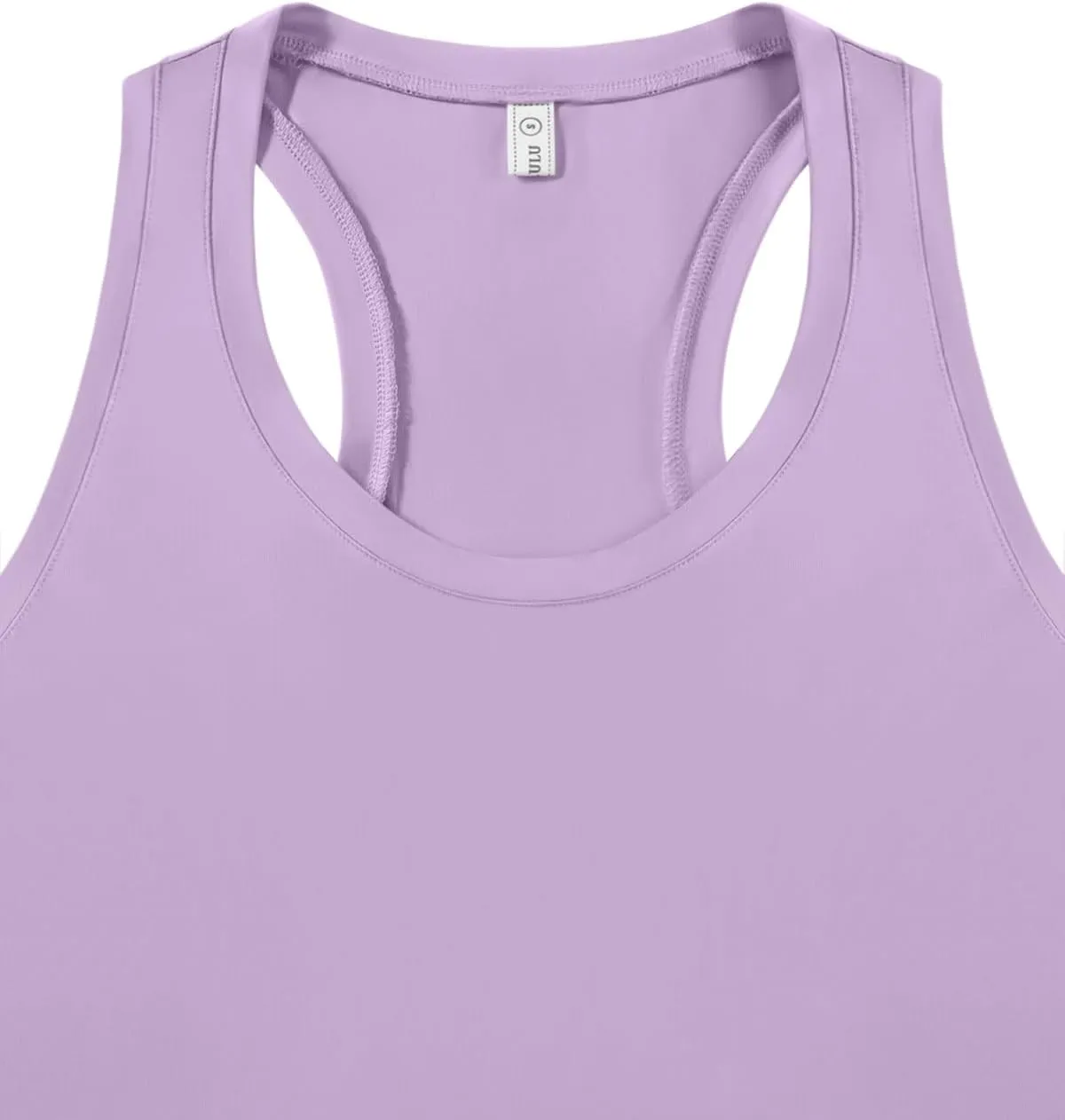 LASLULU Womens Cotton Racerback Workout Tank Tops Loose Fit Scoop Neck Sleeveless Athletic Gym Shirts
