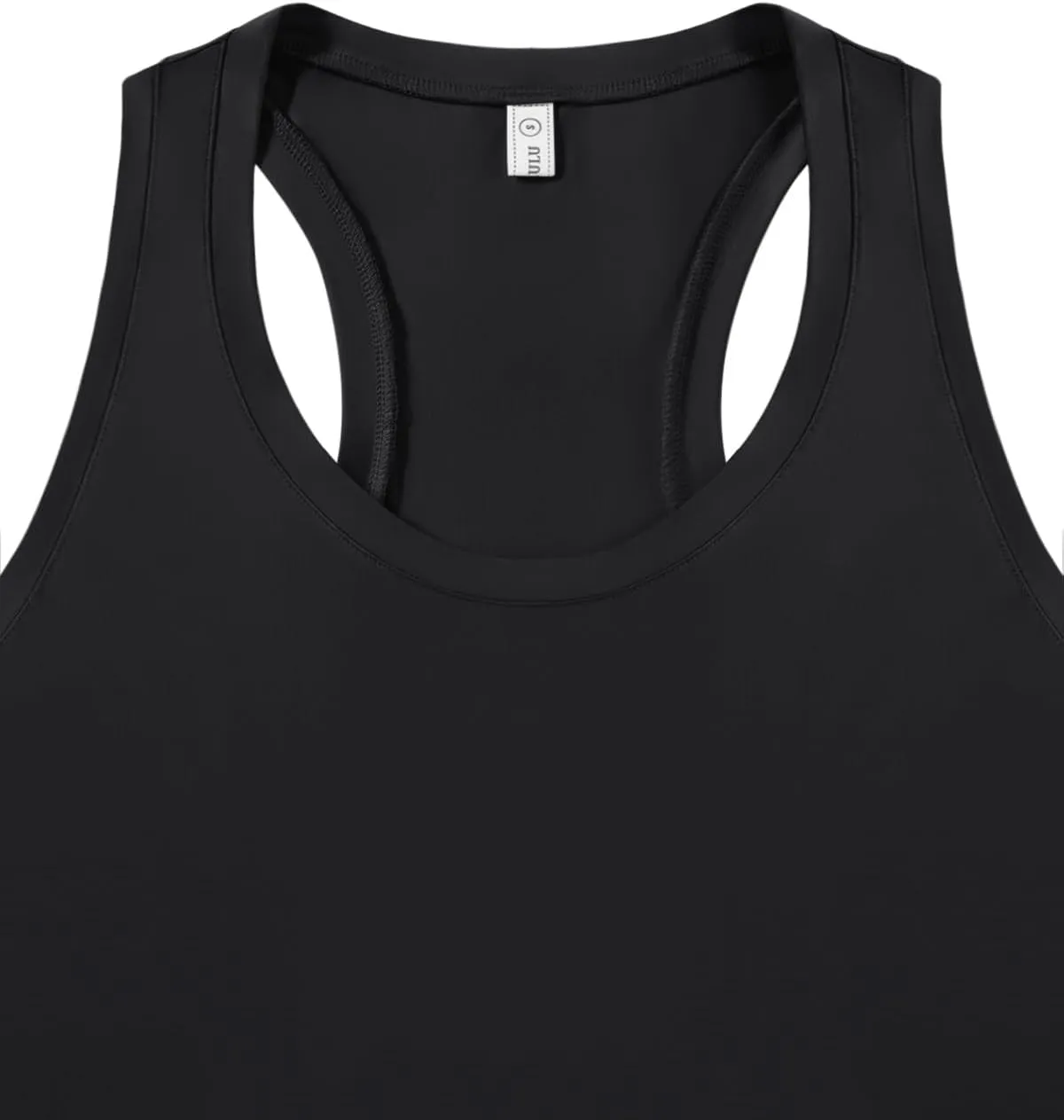 LASLULU Womens Cotton Racerback Workout Tank Tops Loose Fit Scoop Neck Sleeveless Athletic Gym Shirts