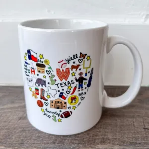 Love for Texas Mug by Callie Danielle