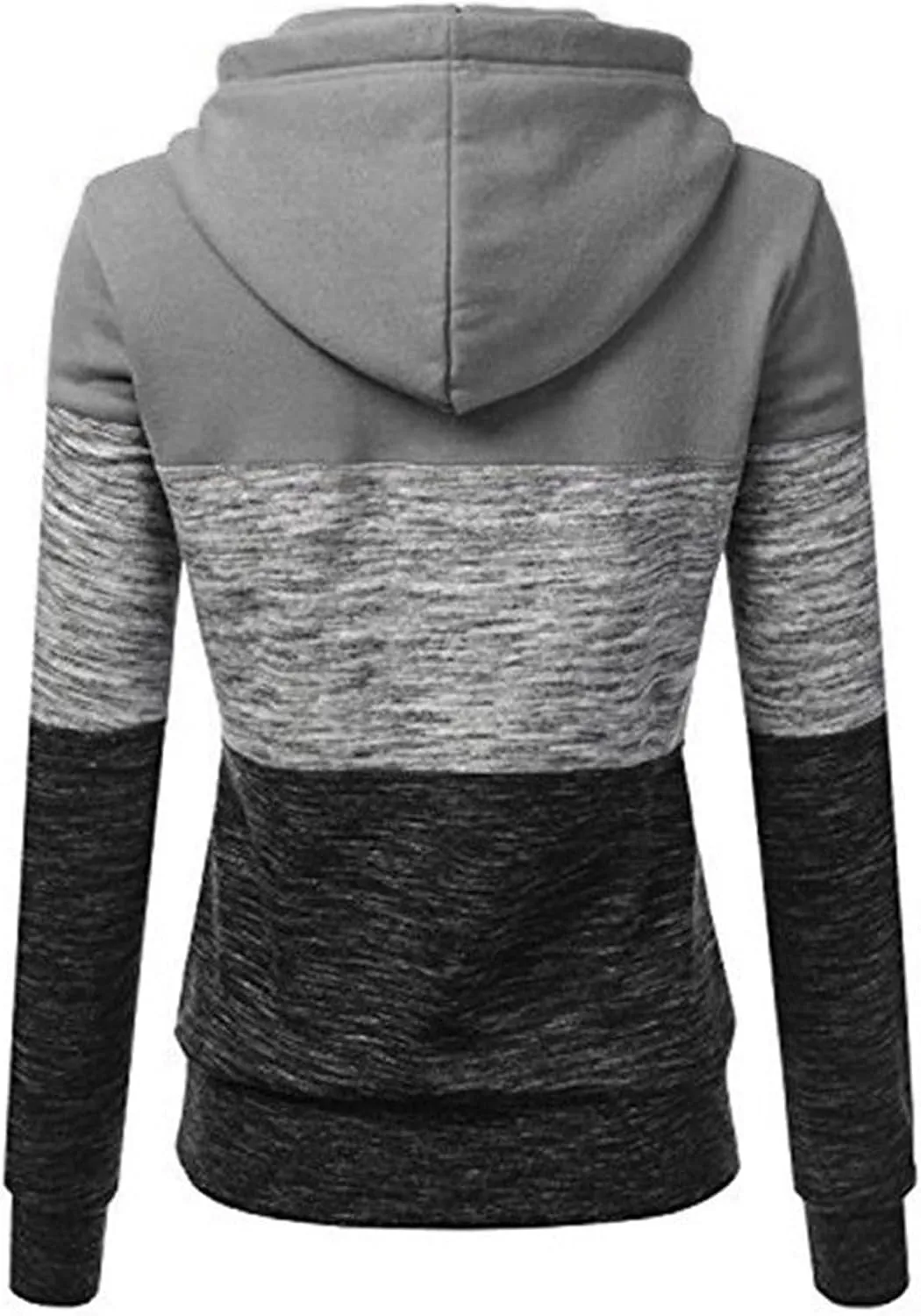 LRMQS Womens Hoodies Color Block Drawstring Hoodie Pullover Casual Winter Fall Fashion 2024 Loose Fit Sweatshirt Clothes