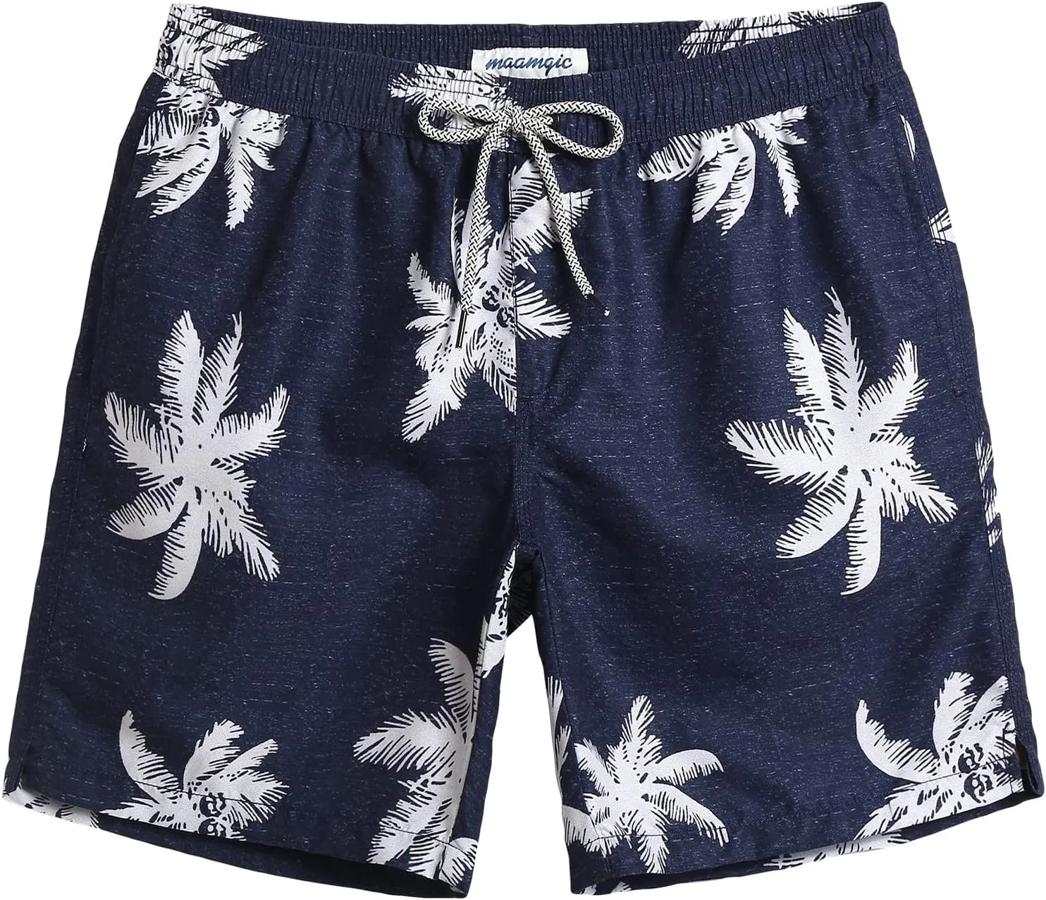 maamgic Mens Swim Trunks Quick Dry Swim Shorts with Mesh Lining Funny Swimwear Bathing Suits 7inch