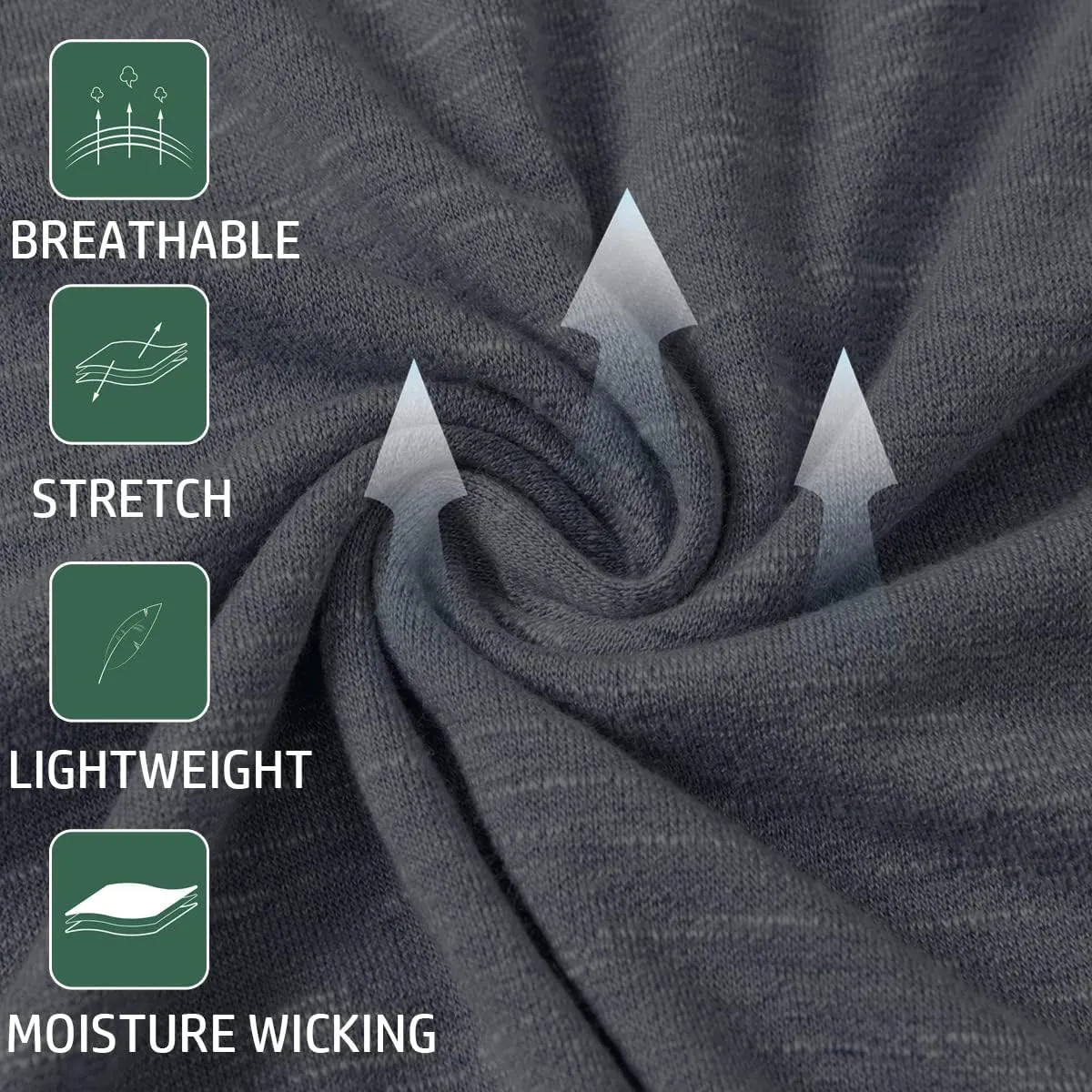 MANSDOUR Men's Athletic Hooded Shirts Long Sleeve Workout Sport Hoodie Casual Running T Shirt Quick Dry Pullover Top