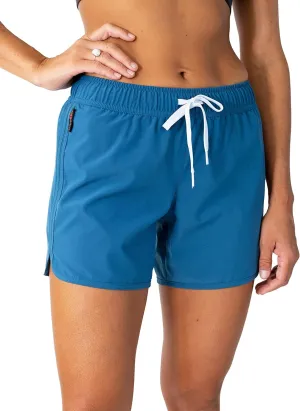 Maui Rippers Womens 5" 4-Way Stretch Swim Shorts Boardshorts