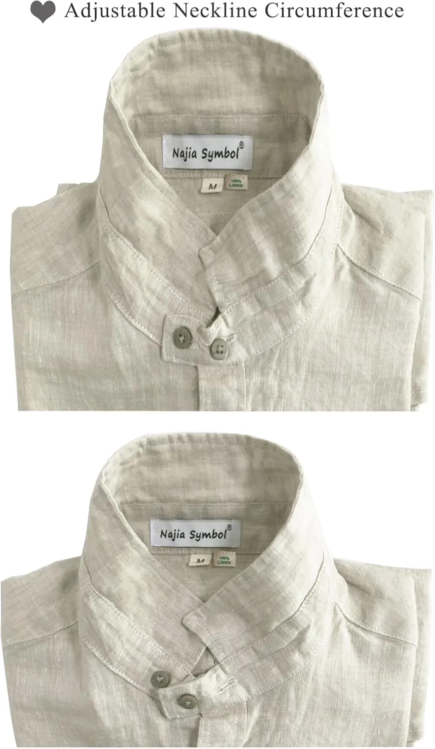 Mens Casual 100% Linen Rolled up Long Sleeve Buttons Shirts