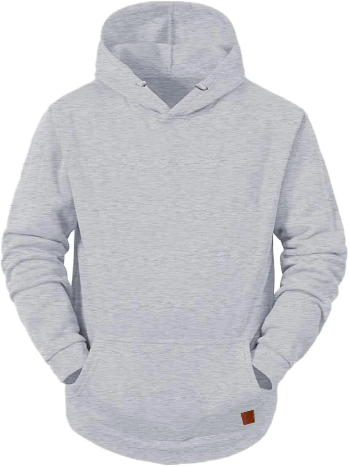 Men's Fashion Loose Sweatshirt Drawstring Letter Printed Hoodies Sweatshirt 2024 Long Sleeve Pullover Casual Hooded