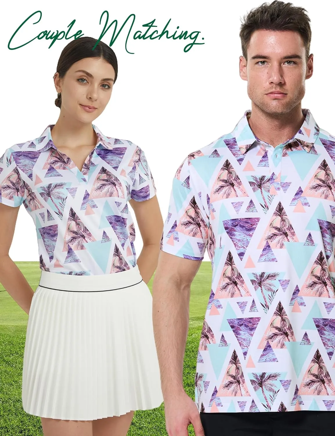 Men's Golf Polo Shirt - Standout Performance Quick-Dry Golf Polo Shirts for Men