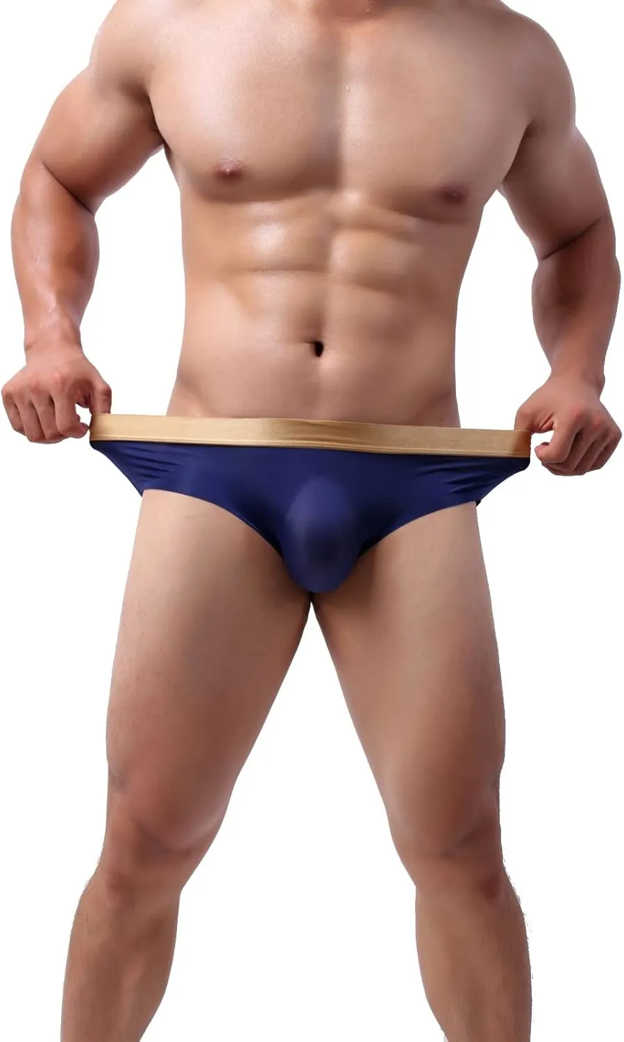 Mens Underwear Men's Sexy Underwear Regular Long Mid-Rise Boxer Brief