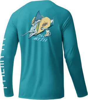 Palmyth Fishing Shirts for Men Long Sleeve UPF 50  Sun Protection UV T Shirt Tee