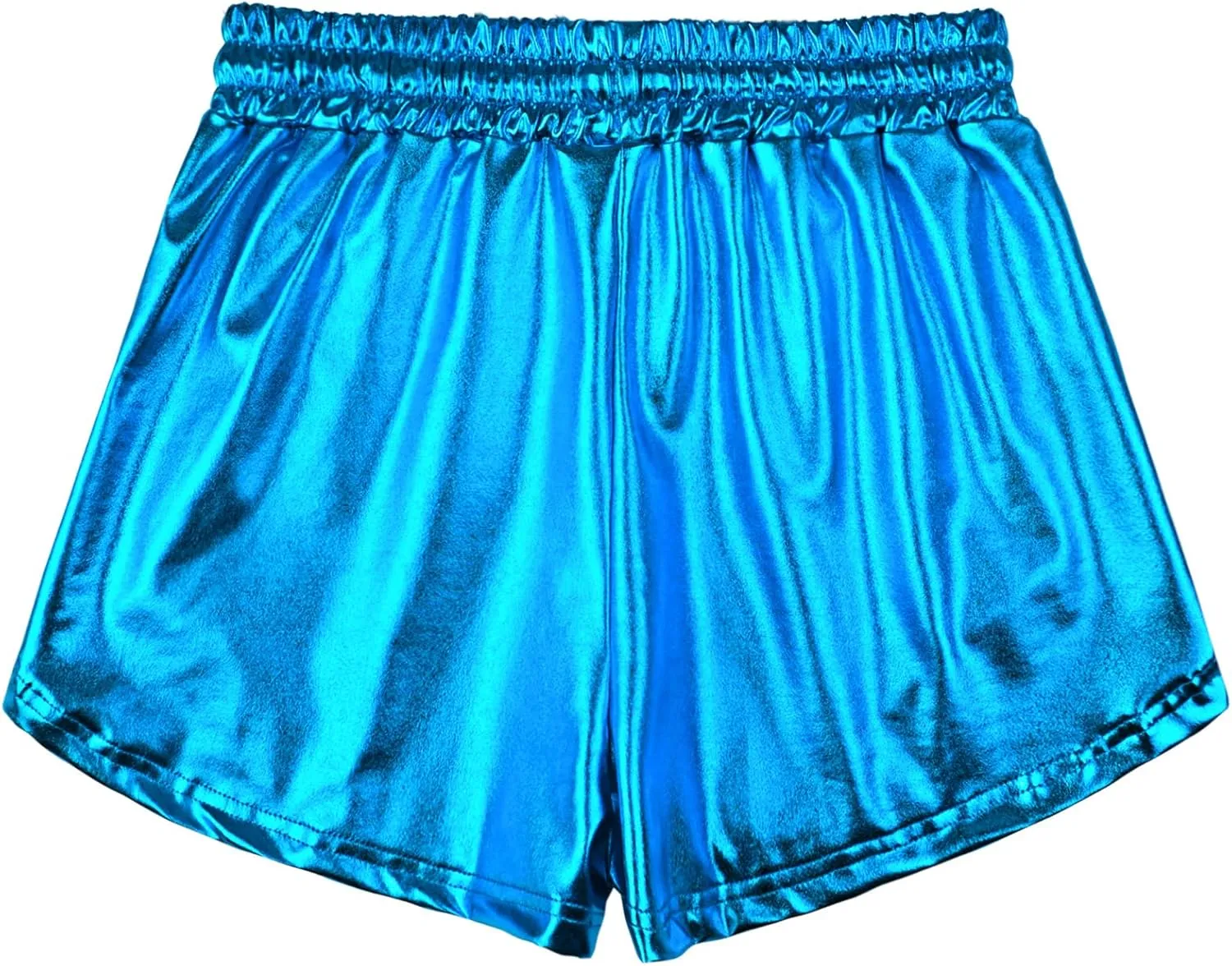 Perfashion Women's Metallic Shorts Summer Sparkly Hot Outfit Shiny Short Pants