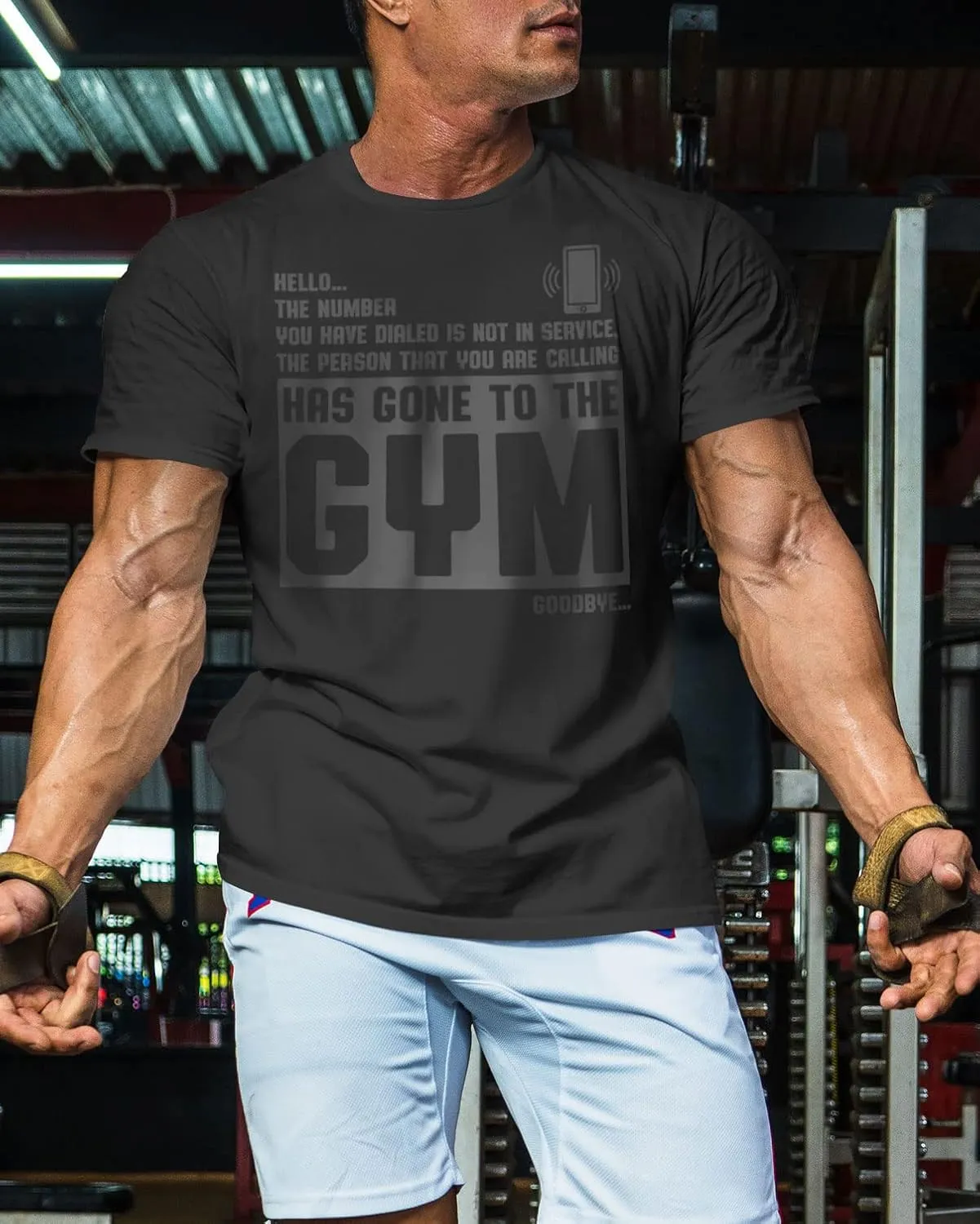 Person Has Gone to The Workout Motivation Thing Gym Shirt for Men