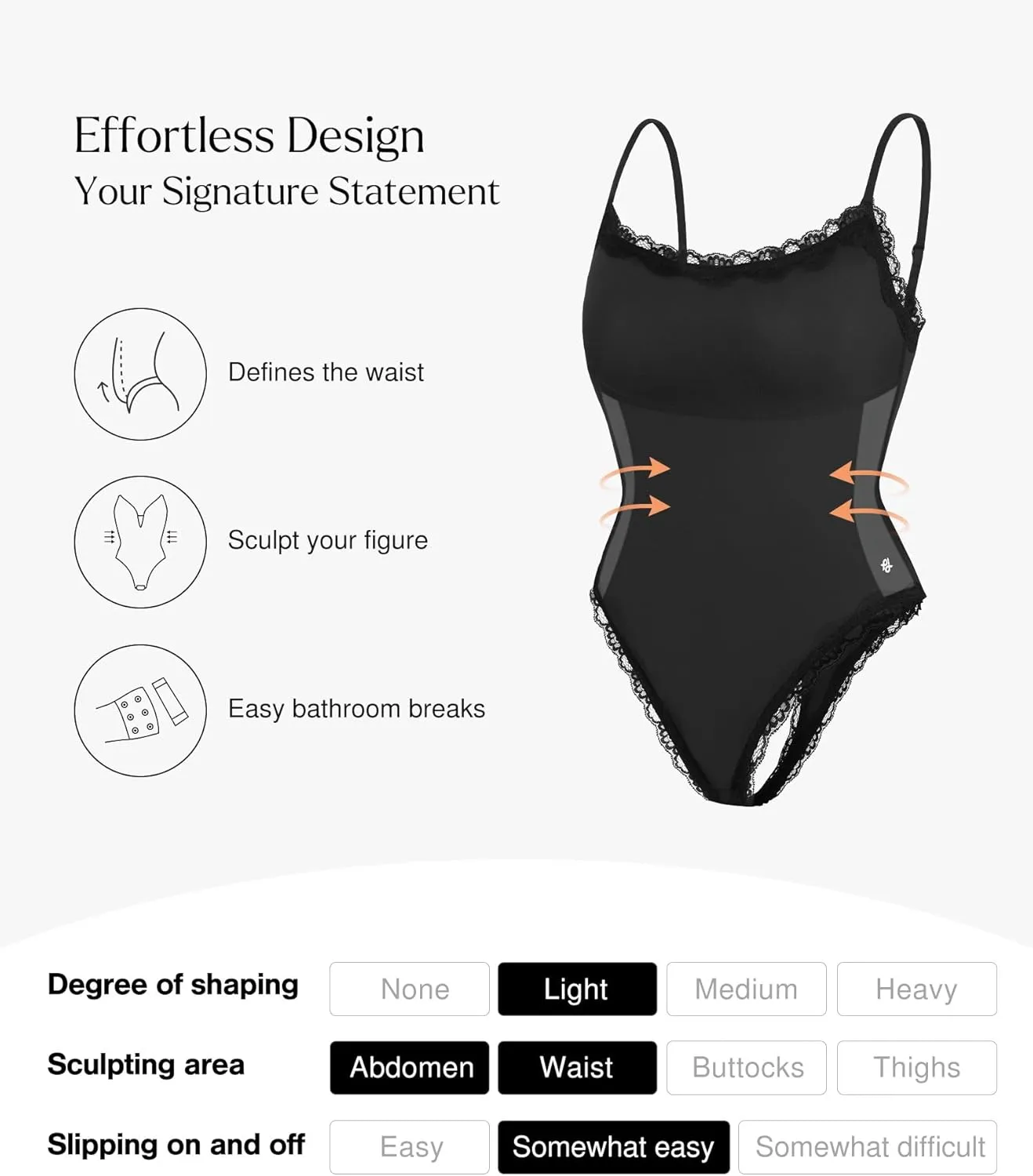 Popilush Lace Body Suits Women - Spaghetti Strap Tank Top Square Neck Camisole Cute Going Out Tops Bodysuit Concert Outfits