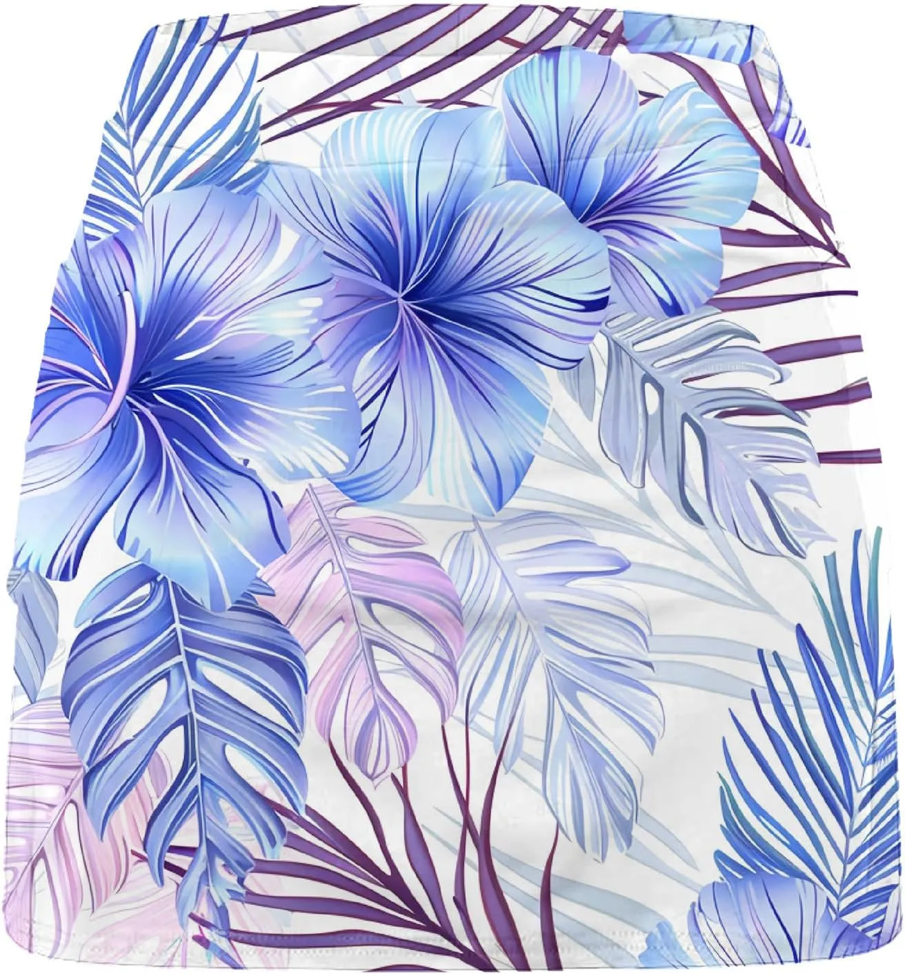 Skorts for Woman Fashion High Waist Floral Print Skirts Inner Shorts Summer Sports Running Skirt 2025 Gym Yoga Outfit
