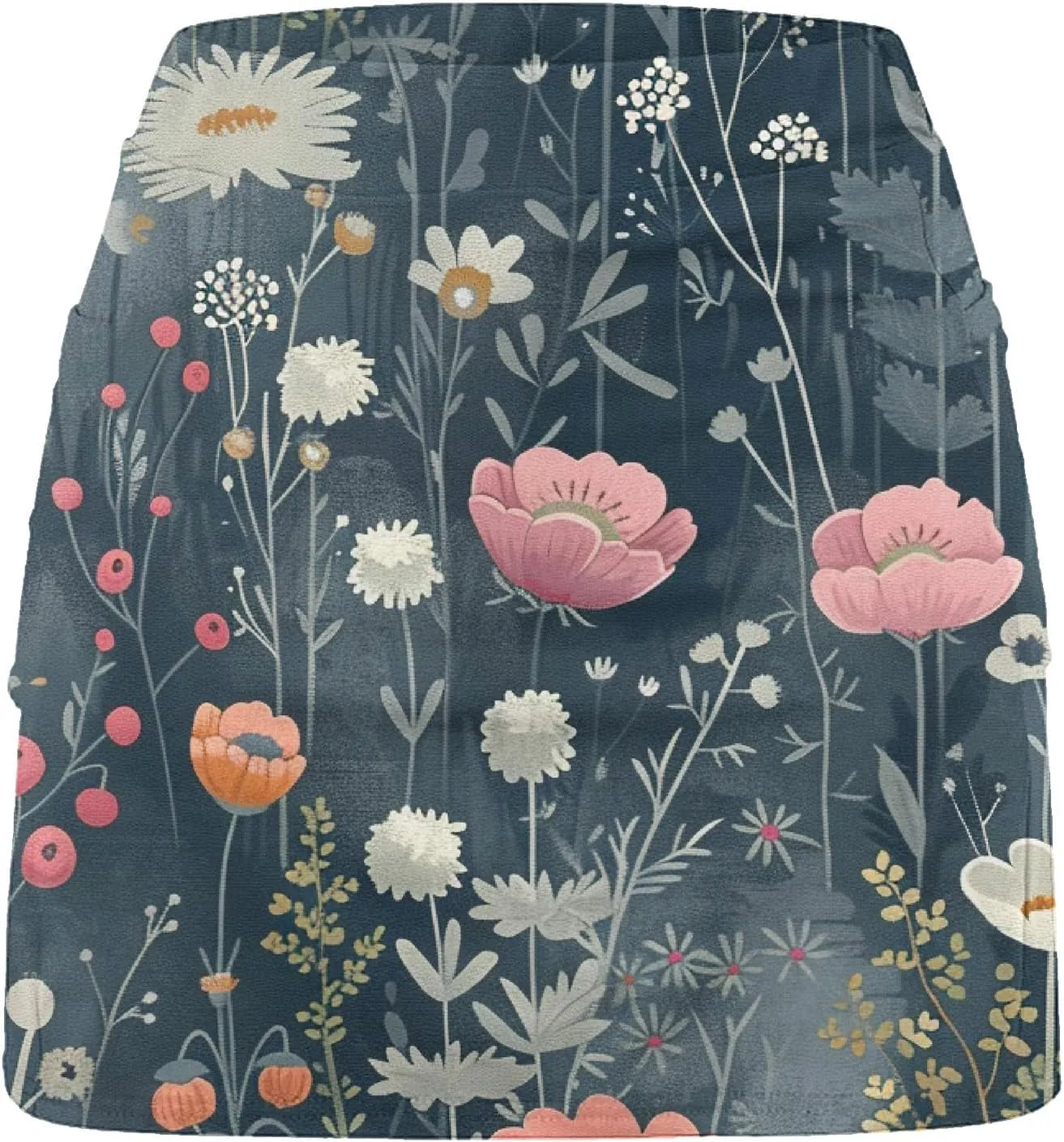 Skorts for Woman Fashion High Waist Floral Print Skirts Inner Shorts Summer Sports Running Skirt 2025 Gym Yoga Outfit