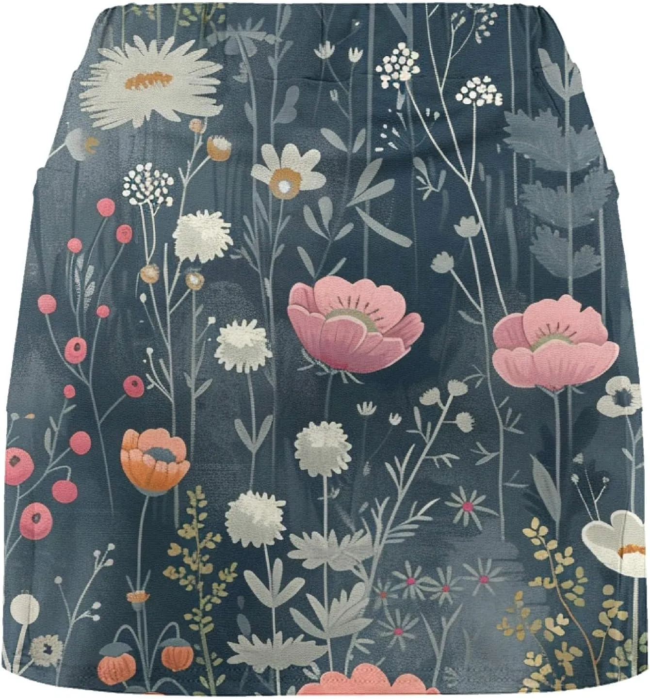 Skorts for Woman Fashion High Waist Floral Print Skirts Inner Shorts Summer Sports Running Skirt 2025 Gym Yoga Outfit