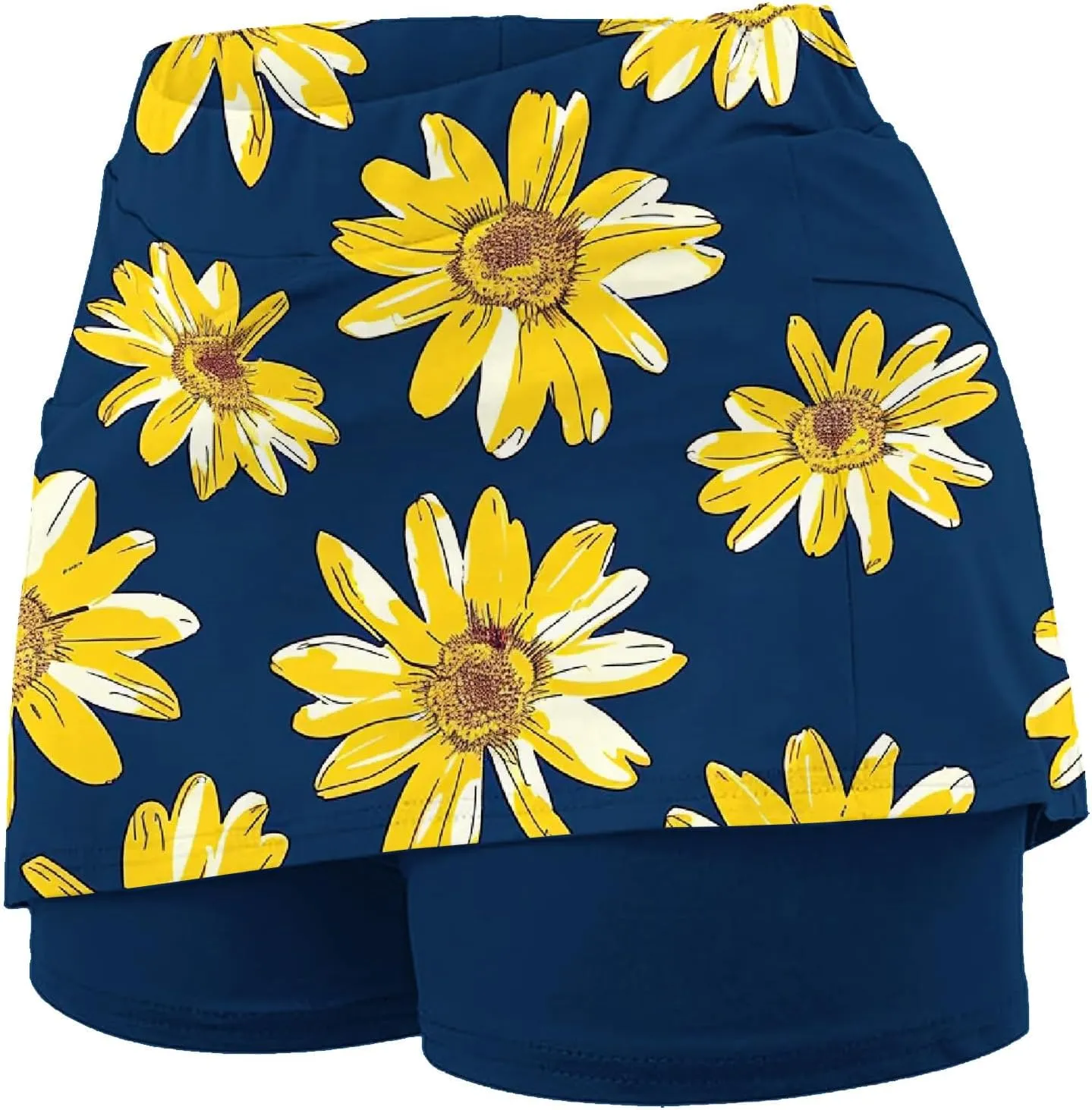 Skorts for Woman Fashion High Waist Floral Print Skirts Inner Shorts Summer Sports Running Skirt 2025 Gym Yoga Outfit