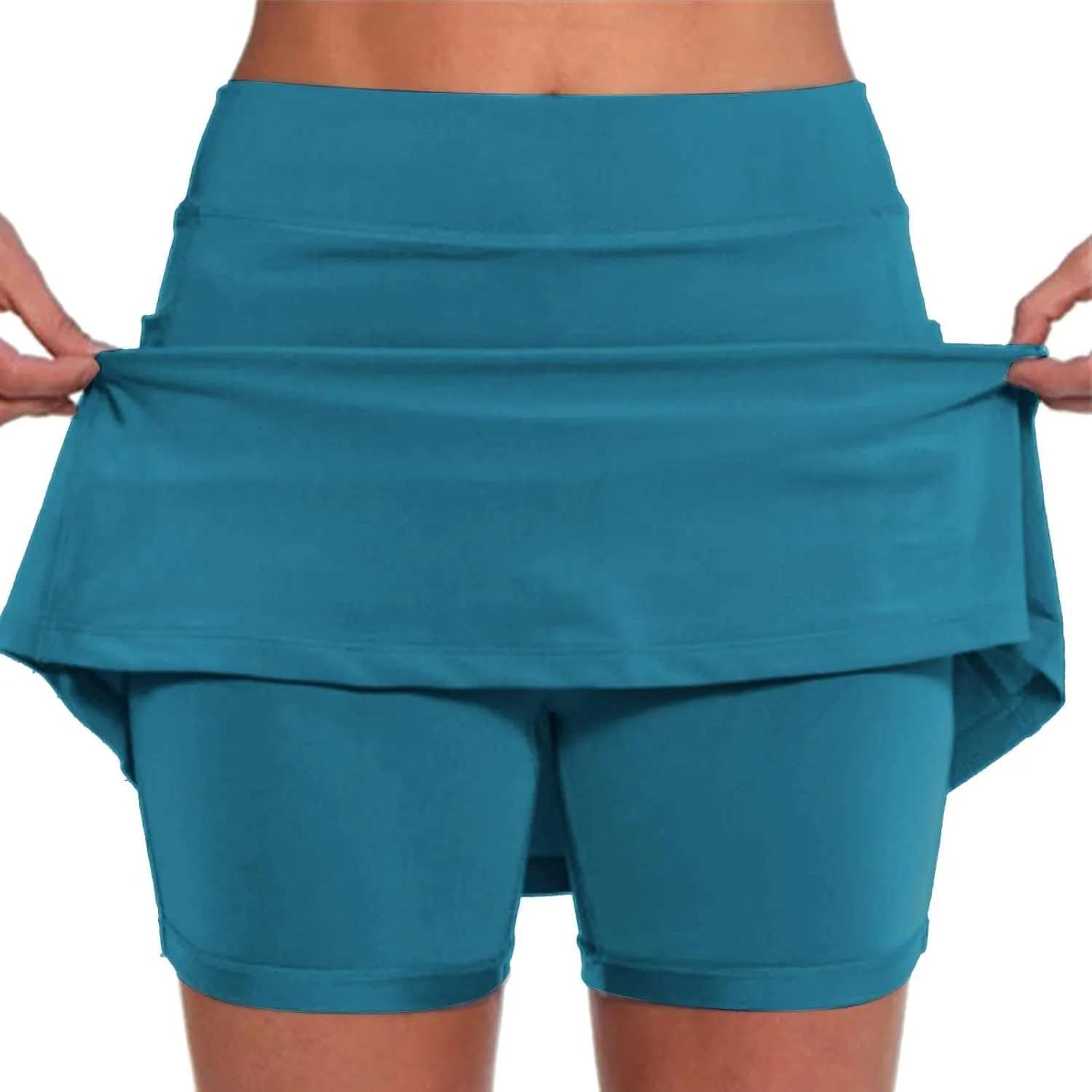 Skorts for Women Dressy Casual 2025 Plus Size High Waist Tummy Control Athletic Golf Tennis Skirt Comfy Shorts Skirts
