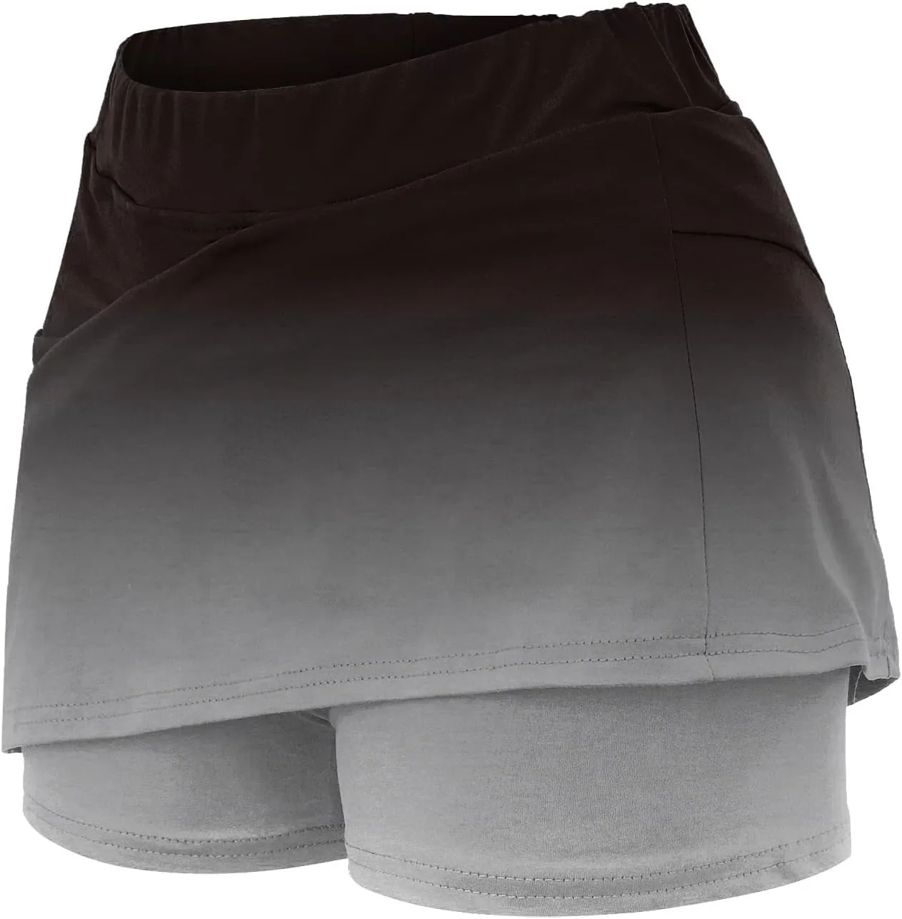 Skorts for Women Plus Size Casual Floral Print Athletic Golf Tennis Short Skirts 2025 Summer Skort with Pockets