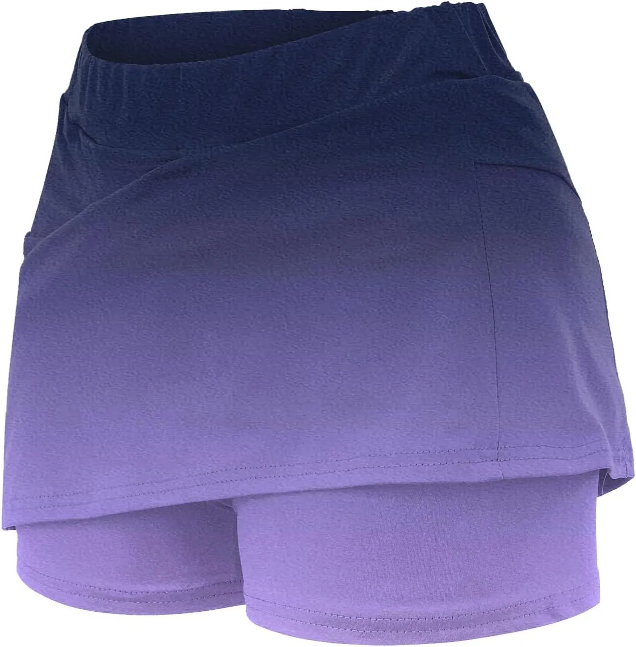 Skorts for Women Plus Size Casual Floral Print Athletic Golf Tennis Short Skirts 2025 Summer Skort with Pockets