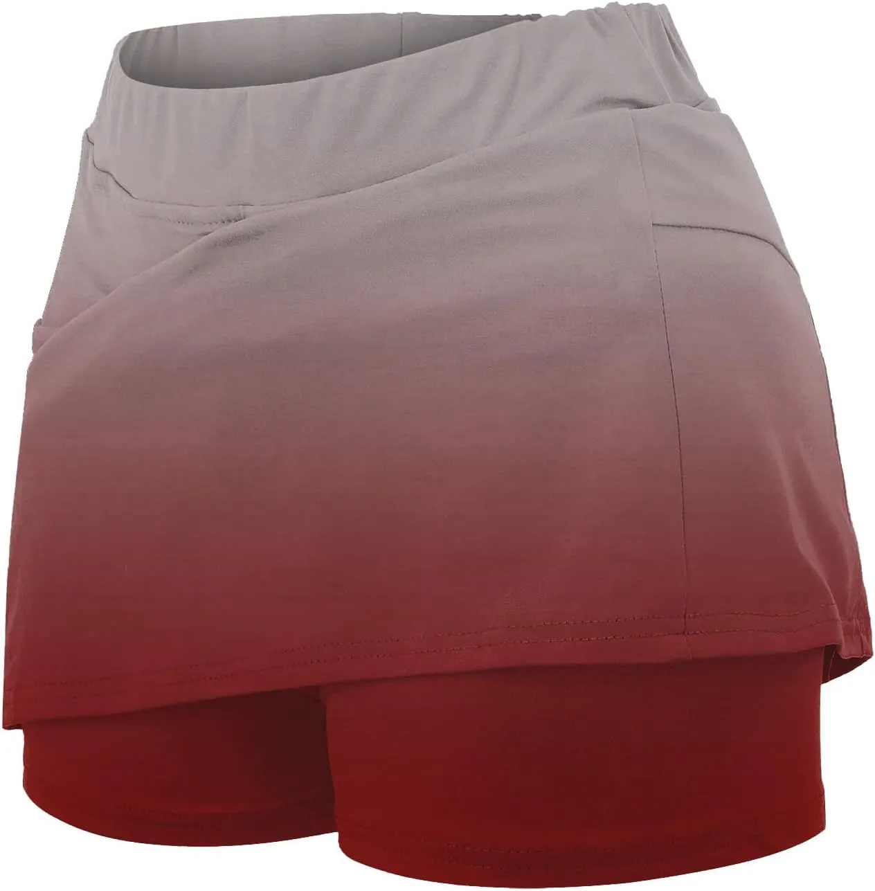 Skorts for Women Plus Size Casual Floral Print Athletic Golf Tennis Short Skirts 2025 Summer Skort with Pockets