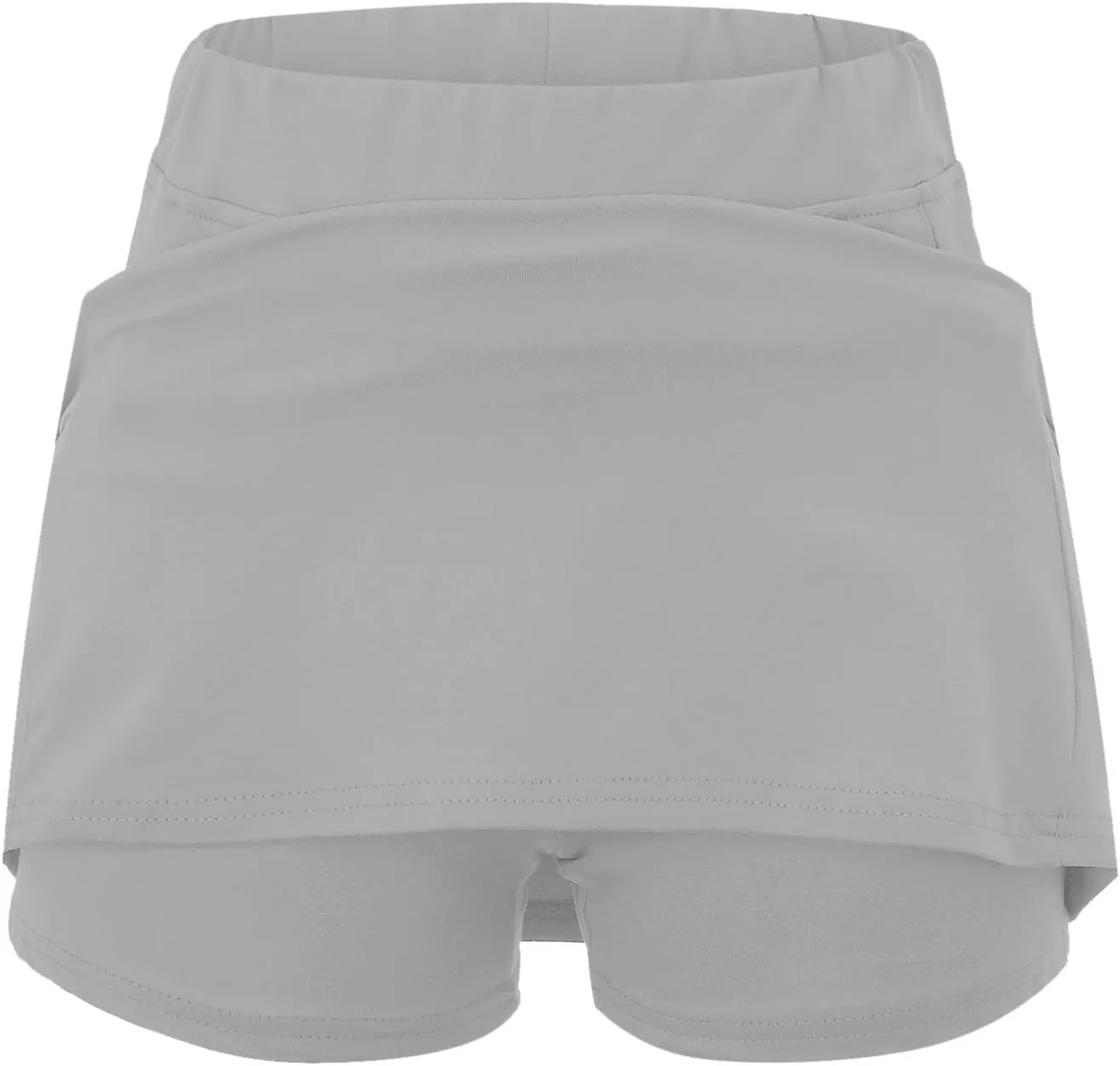 Skorts for Women with Pockets High Waist Tummy Control 2 in 1 Shorts Dressy Casual Athletic Tennis Mini Short Skirts