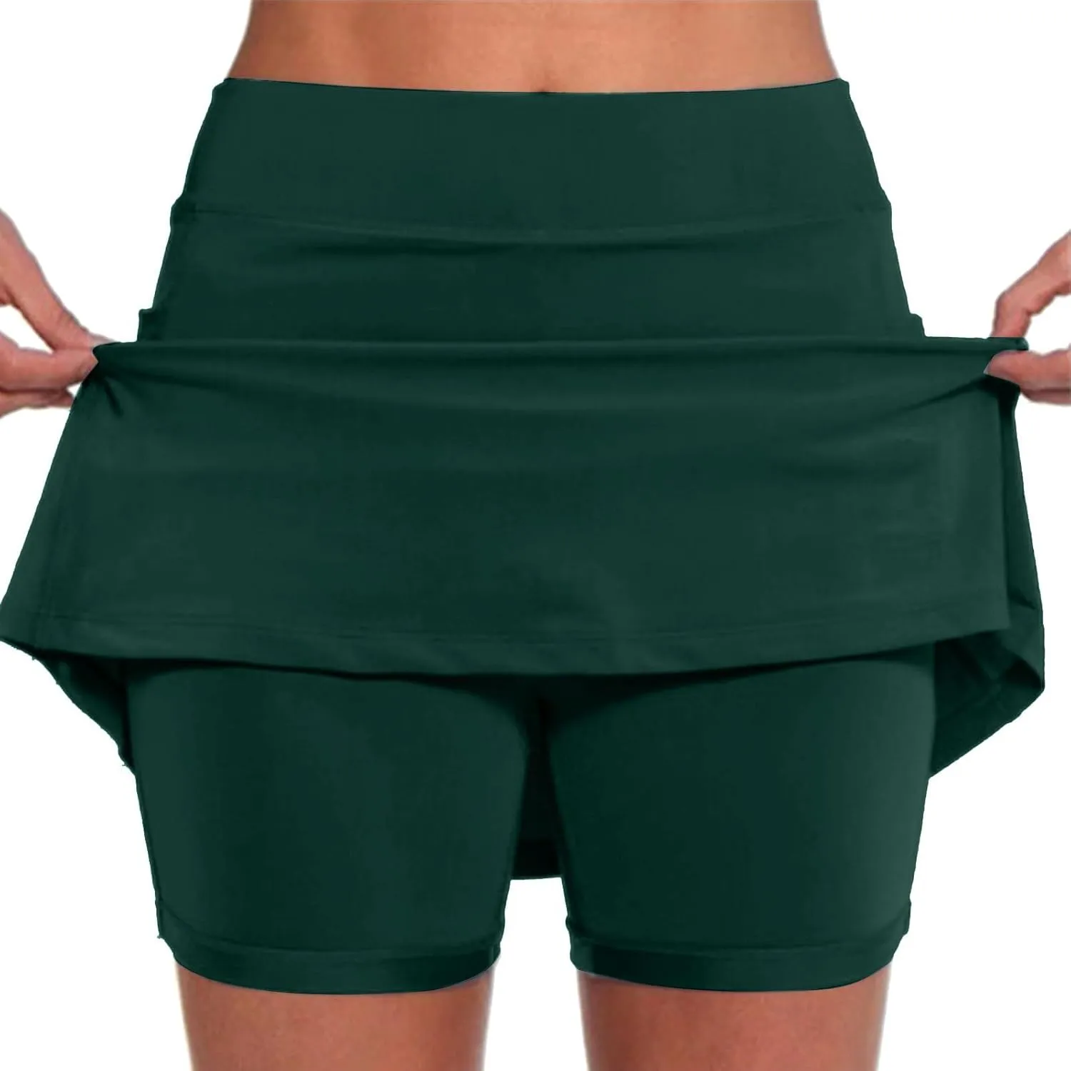 Skorts for Women with Pockets High Waist Tummy Control Women's Yoga Shorts Dressy Casual Athletic Tennis Mini Skirts