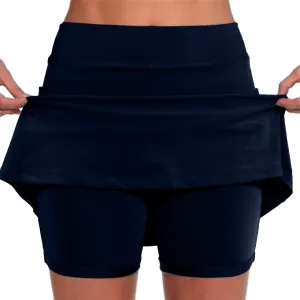 Skorts for Women with Pockets High Waist Tummy Control Women's Yoga Shorts Dressy Casual Athletic Tennis Mini Skirts
