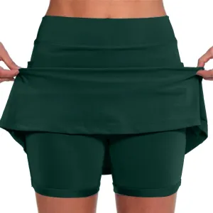 Skorts for Women with Pockets High Waist Tummy Control Women's Yoga Shorts Dressy Casual Athletic Tennis Mini Skirts