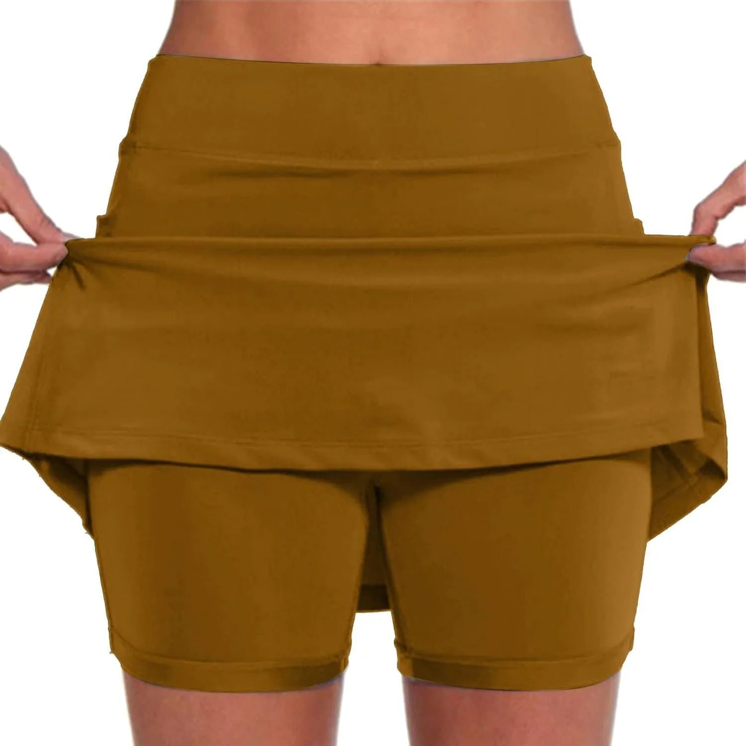 Skorts for Women with Pockets High Waist Tummy Control Women's Yoga Shorts Dressy Casual Athletic Tennis Mini Skirts