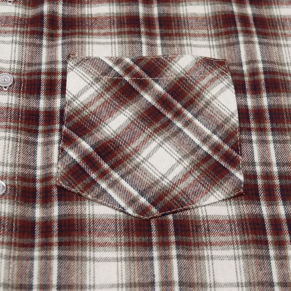 Sleeveless Plaid Front Shirt for Men,Cowboy Button Down Shirts