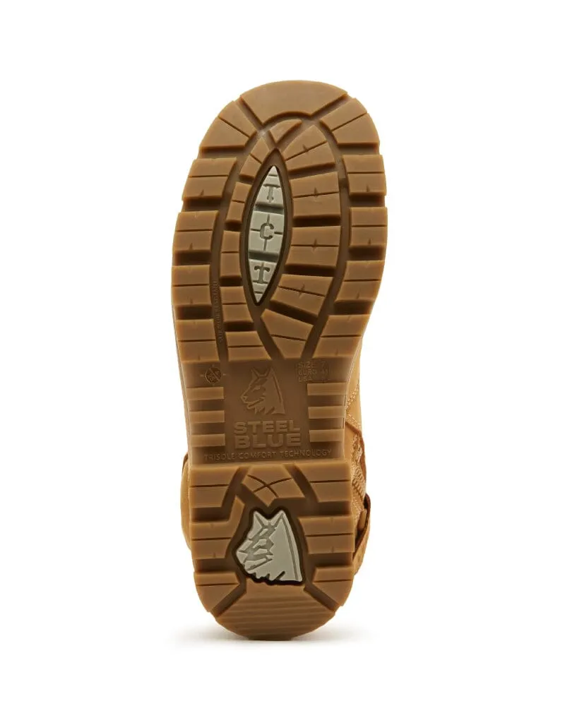 Southern Cross Zip Side Composite Safety Boot - Wheat