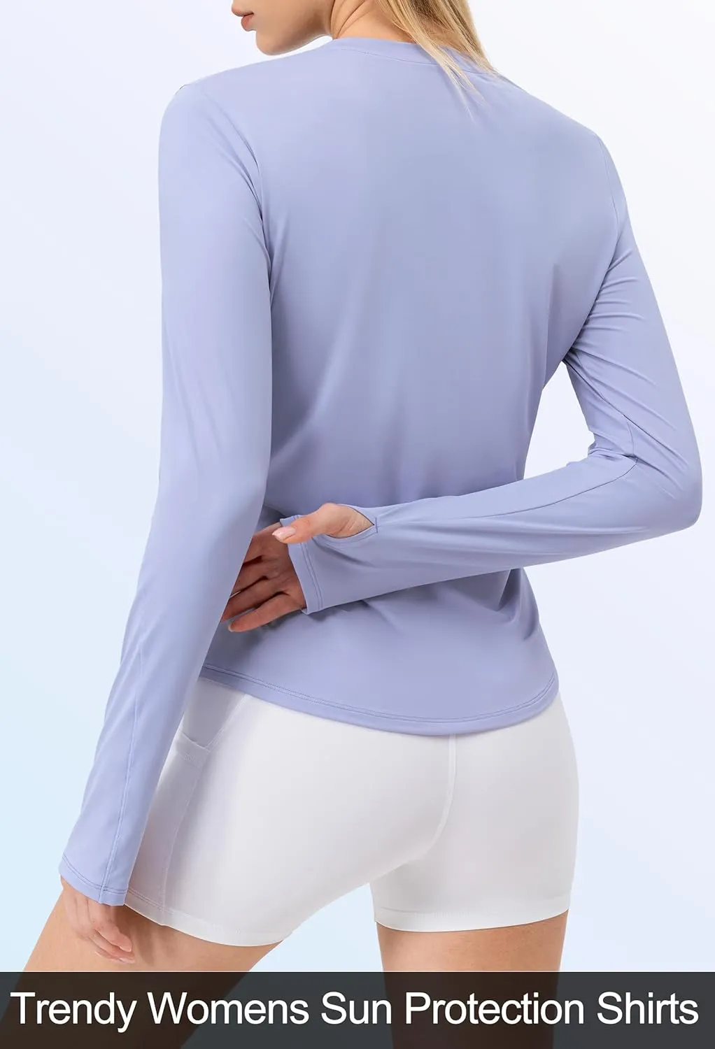 SPVISE Women's Long Sleeve Workout Shirts UPF 50  Running Hiking Yoga T-Shirt Tops Dry Fit UV Protection Rash Guard Sun Shirt
