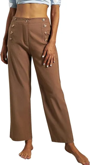 Sweats for Women Long Drawstring Casual Linen Elastic Women Leg Solid Cotton Pants Sports Athletic Lounge Pants with