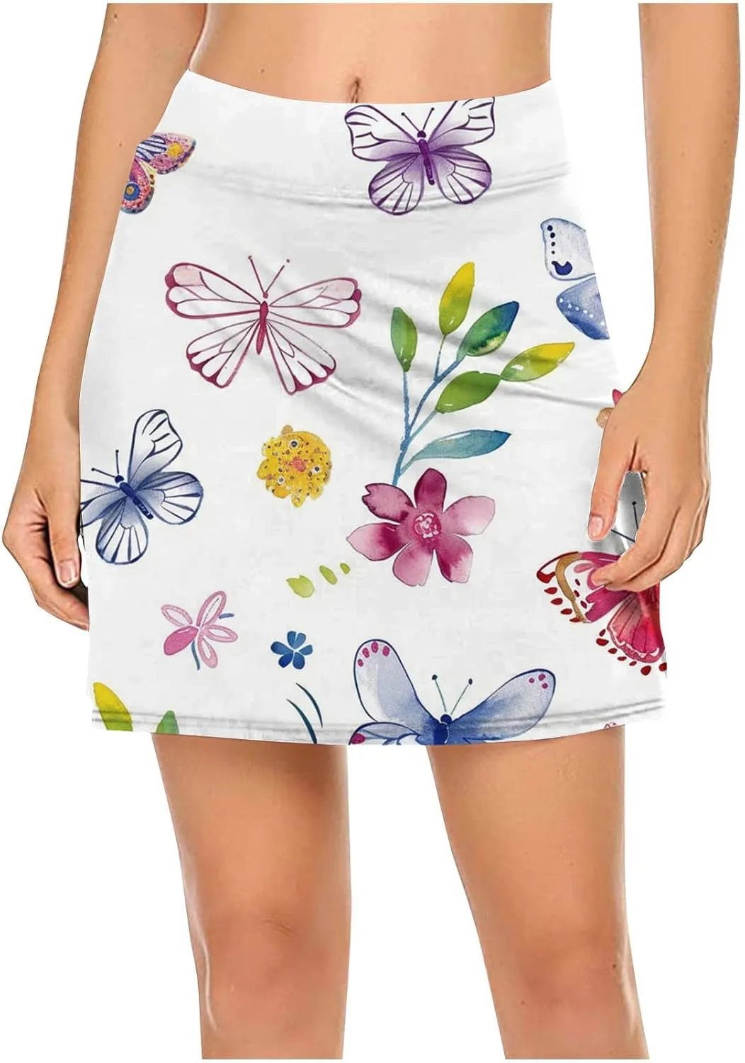 TANGNADE Skorts for Women Dressy Casual Skirt Athletic Inner Shorts for Running Tennis Golf Comfy Workout Sports Outfits