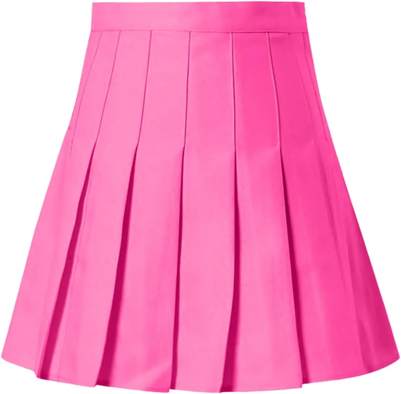 Teen Girls Pleated Skirts Spring Preppy A-Line Skirt with Pockets Trendy Elastic High Waisted Athletic Skorts with Shorts