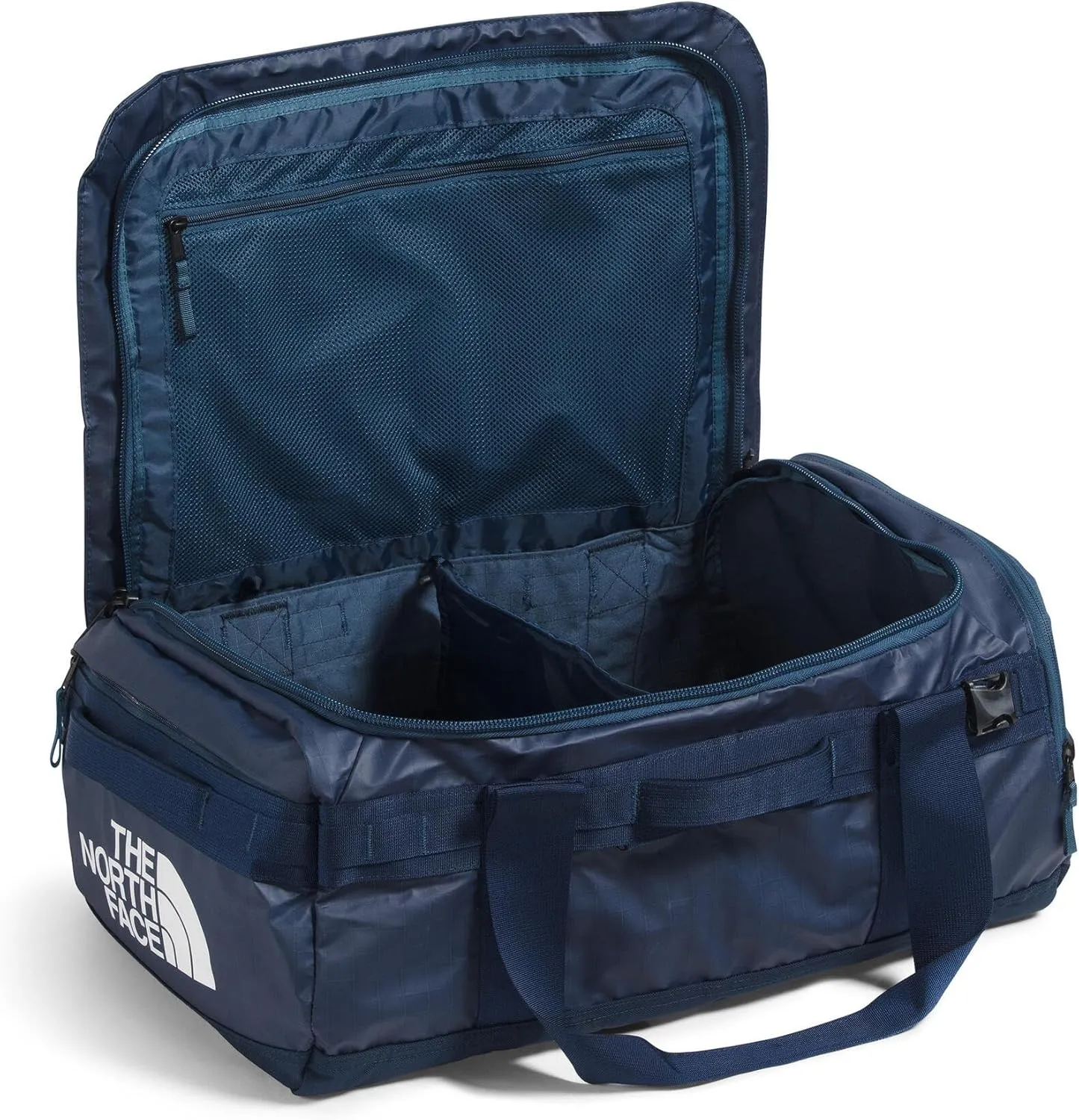 THE NORTH FACE Base Camp Voyager Duffel42L - PFAS Free, Shady Blue/Summit Navy, One Size
