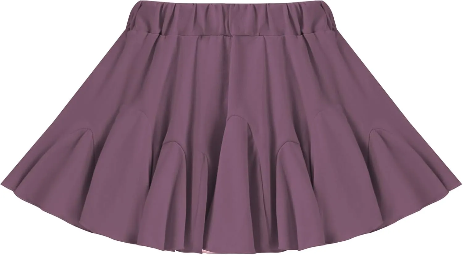 Toddler Baby Girls Skirts Skorts Elastic Little Girls Pleated Skirts Casual Flowy Ruffles Flared for Toddler