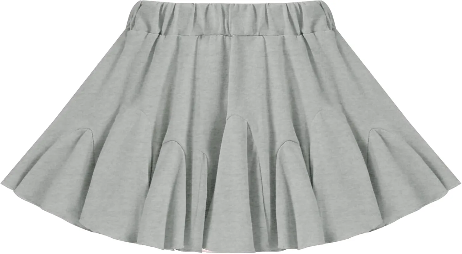 Toddler Baby Girls Skirts Skorts Elastic Little Girls Pleated Skirts Casual Flowy Ruffles Flared for Toddler