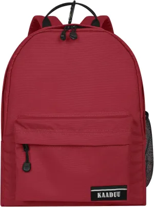 TRAVEL BACKPACK LIGHTWEIGHT CASUAL DAYPACK GYM BACKPACK LAPTOP BACKPACK SPORT BACKPACK RUCKSACK CAMPING BACKPACK 16.5 (Burgundy)
