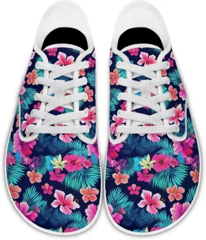 UNICEU Women's Barefoot Shoes Wide Toe Box Zero Drop Walking Sneakers Breathable Fashion Non-Slip Outdoor Footwear